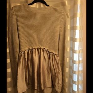 NWT babydoll style sweater